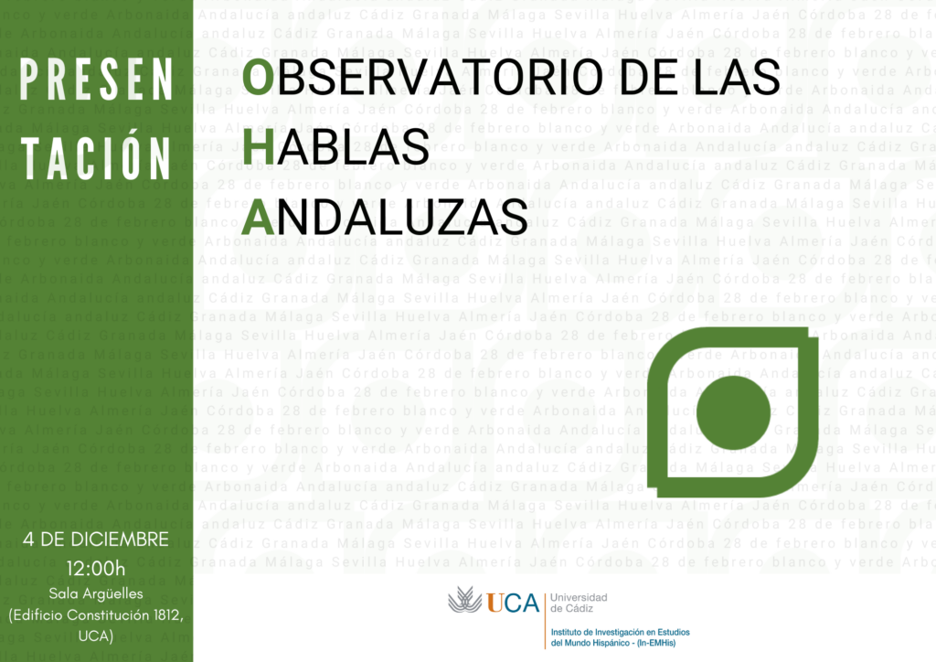 IMG Presentación del Observatorio de las Hablas Andaluzas