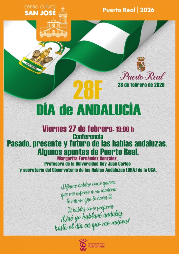 IMG Conferencia “Presente, pasado y futuro de las hablas andaluzas. Algunos apuntes de Puerto Real”, de Marga...